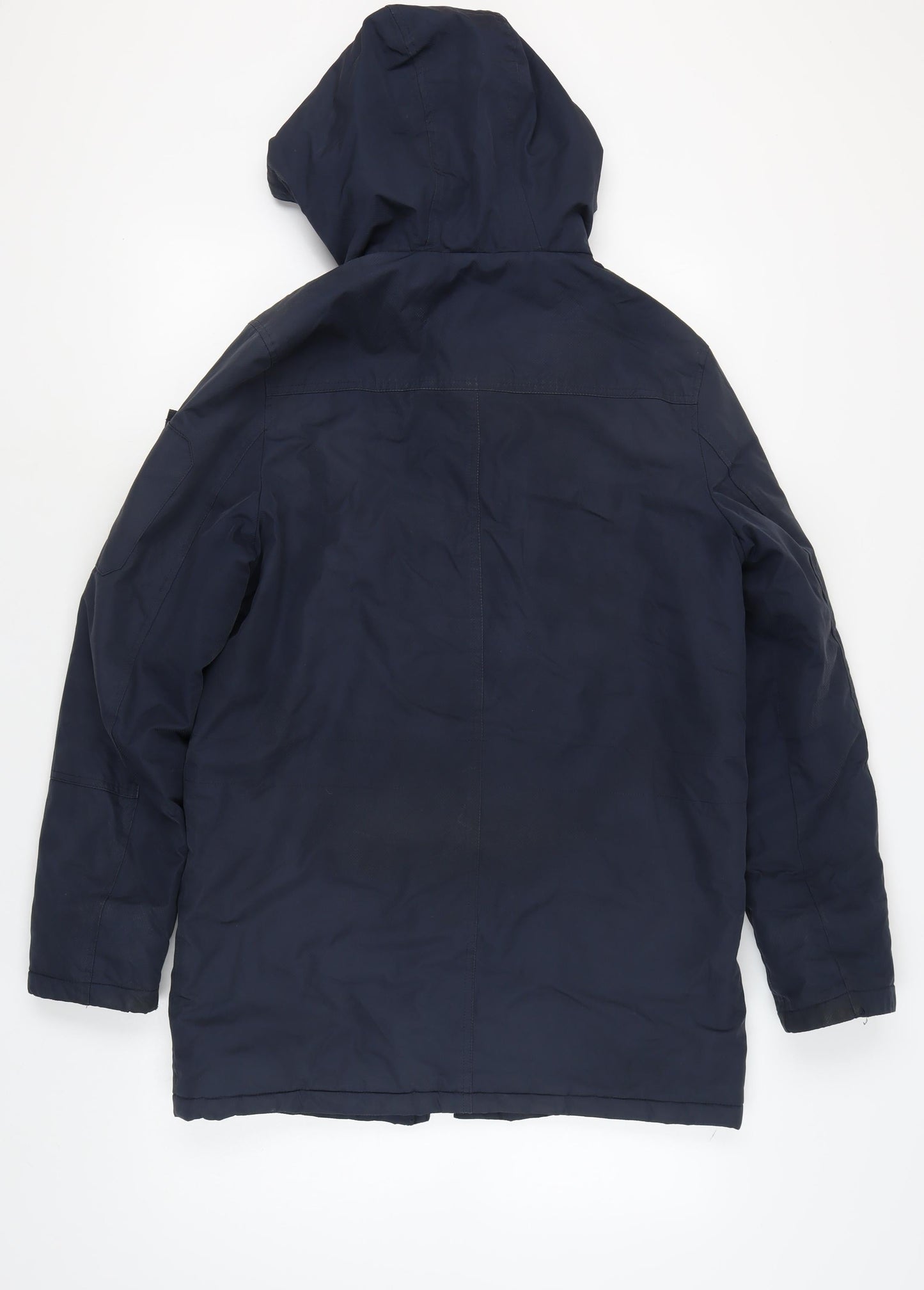 Red Herring Men's Blue Parka Jacket S Casual