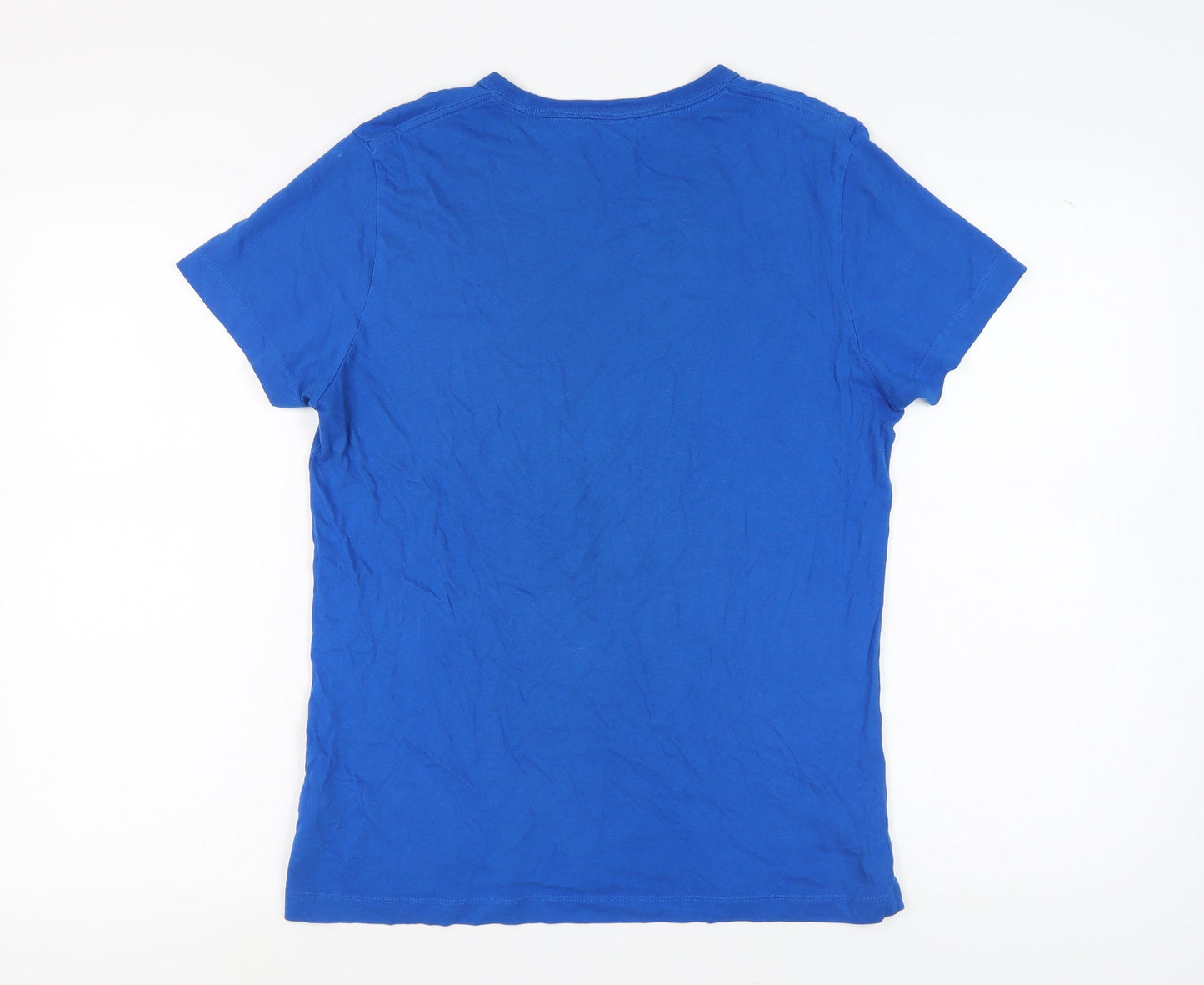 French Connection Men's Blue Crew Neck T-Shirt Size S