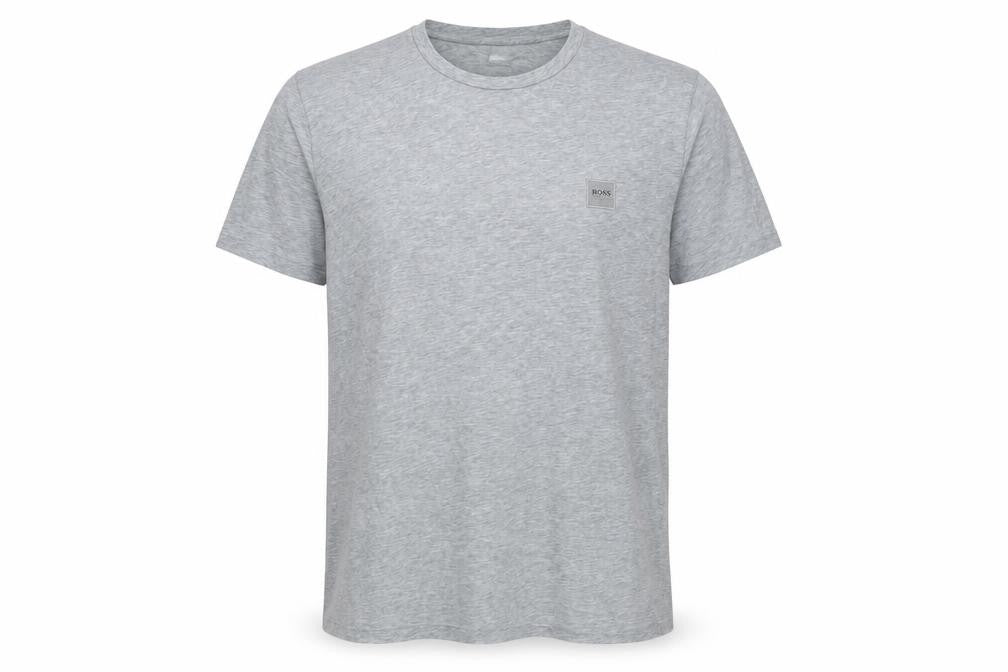 Mens UK Size L HUGO BOSS Grey  Cotton T-Shirt