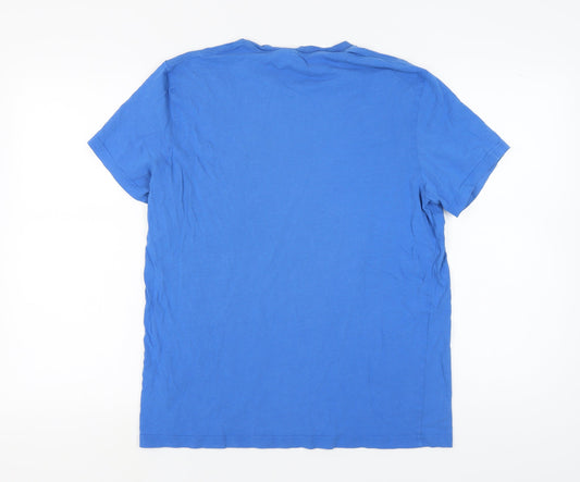 Jack Wills Men’s Blue Crew Neck T-Shirt - Size L