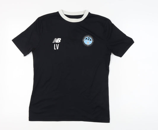 New Balance Men's Black Football Jersey YXL