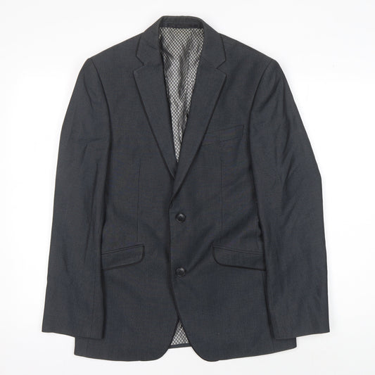 Lambretta Men's Black 36S Blazer Jacket