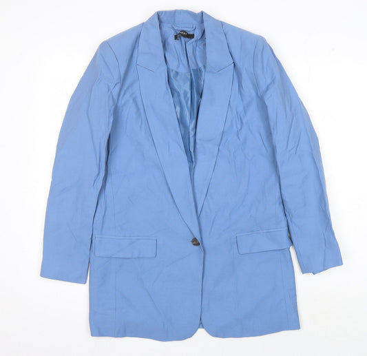 Next Women's Blue Blazer Size 10 Regular Fit