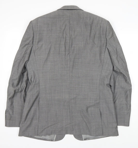STVDIO Jeff Banks Grey Wool Men's Blazer, Size 42R