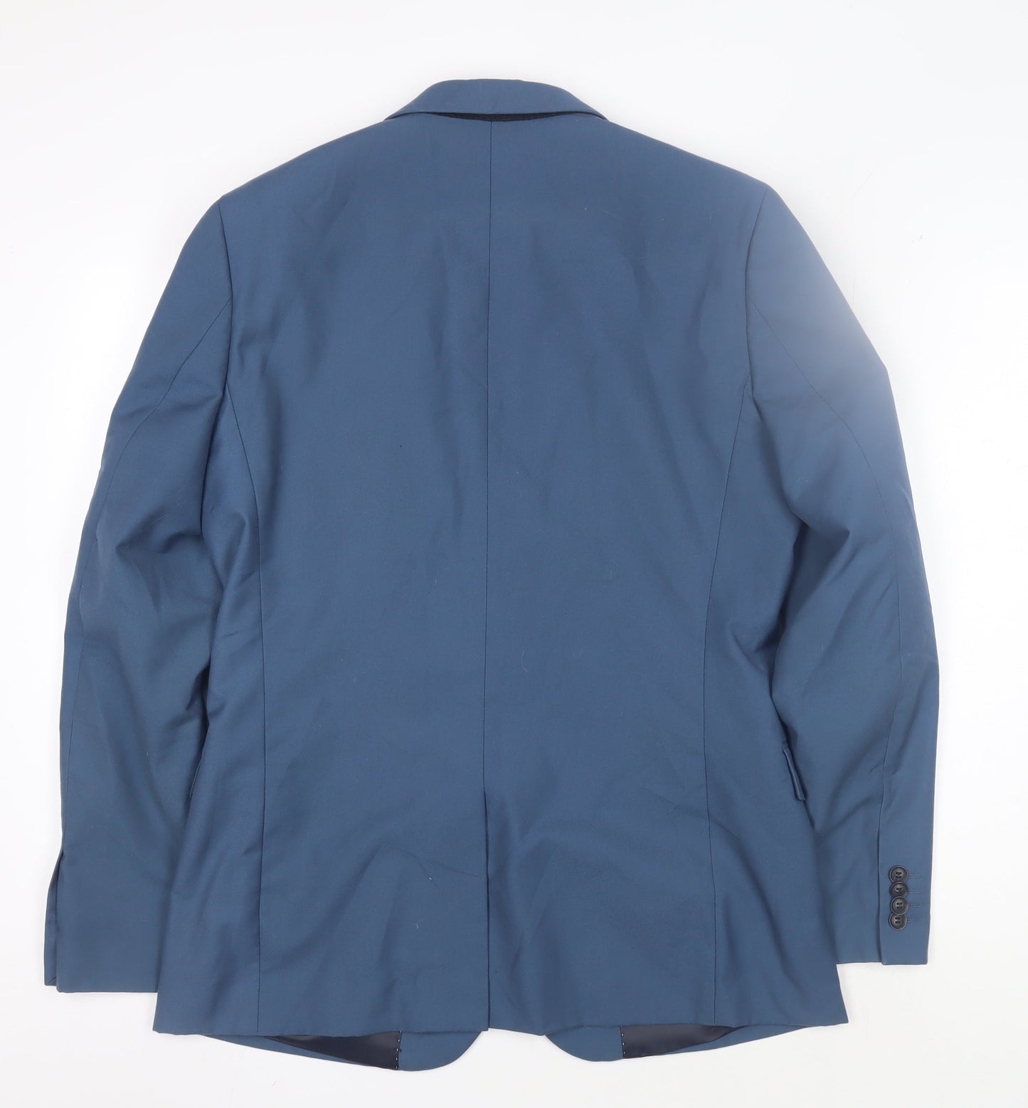 Topman Men's Blue Slim Fit Blazer Jacket 40