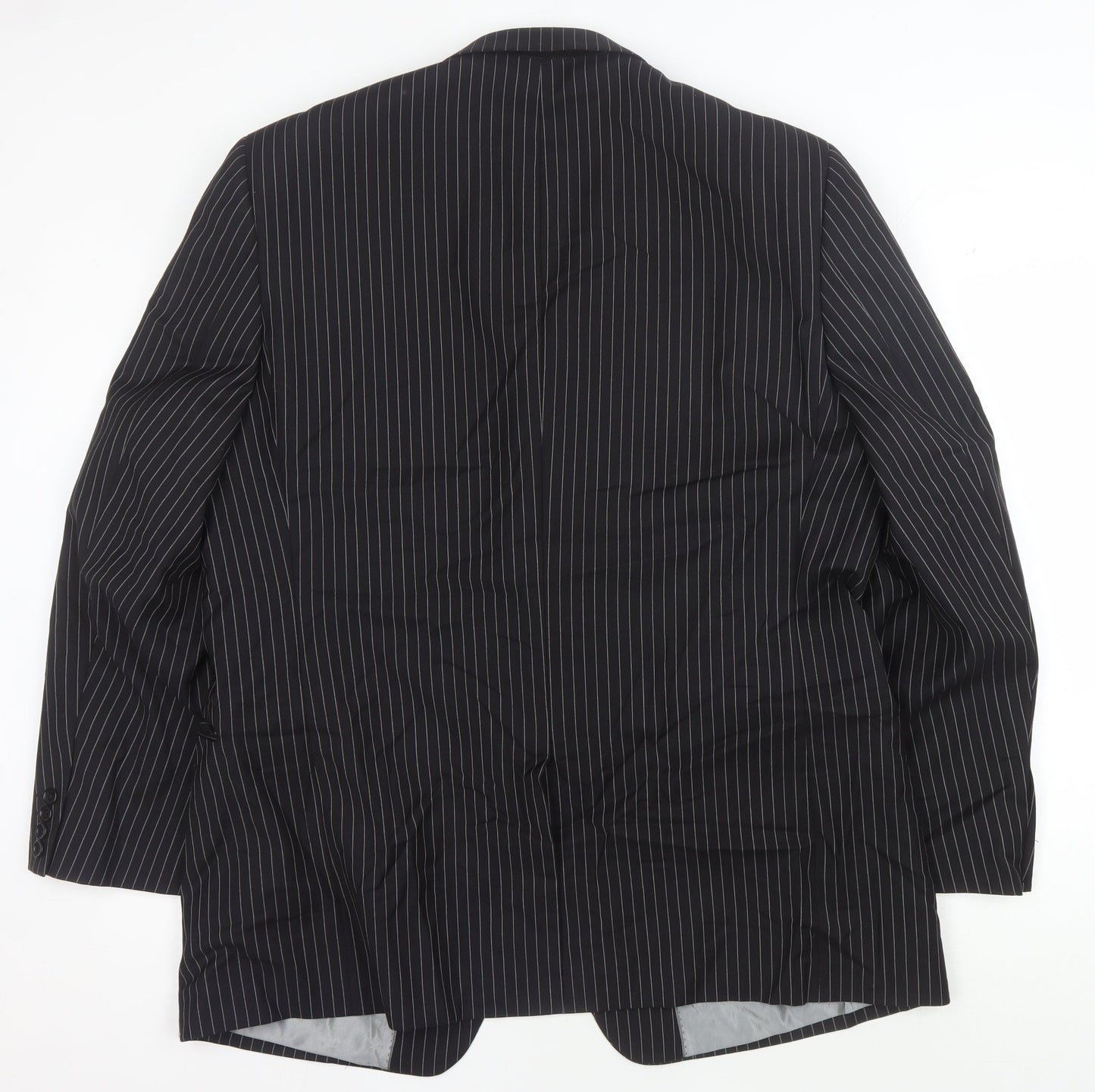 Charlton Gray Men's Black Striped Suit Jacket 46R