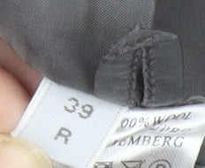 T.M. Lewin Men's Grey Wool Blazer Jacket 39R