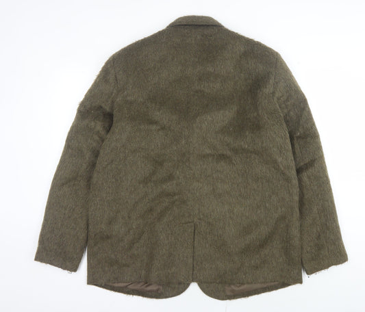 Boohoo Women's Brown Blazer Size 12 Button Workwear