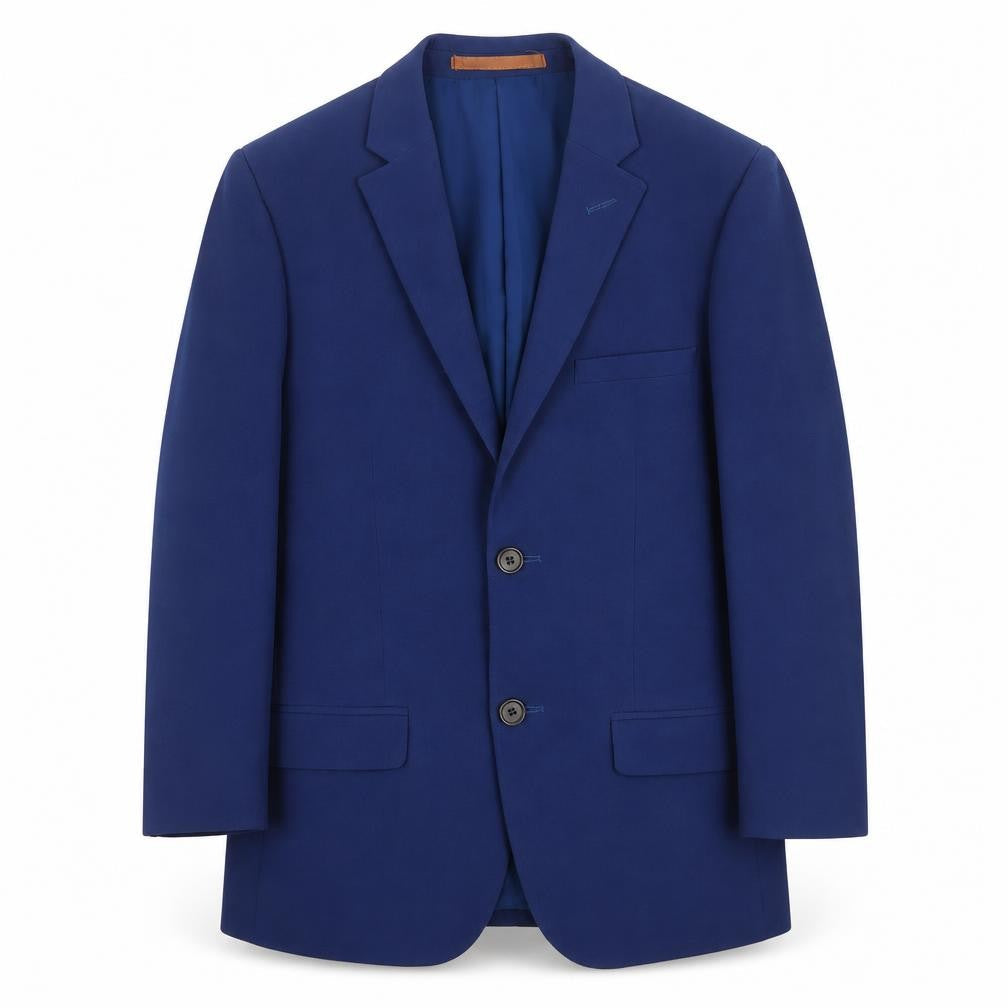 ONE SIX5IVE Boys Blue Slim Fit Blazer - 30S Formal Wear