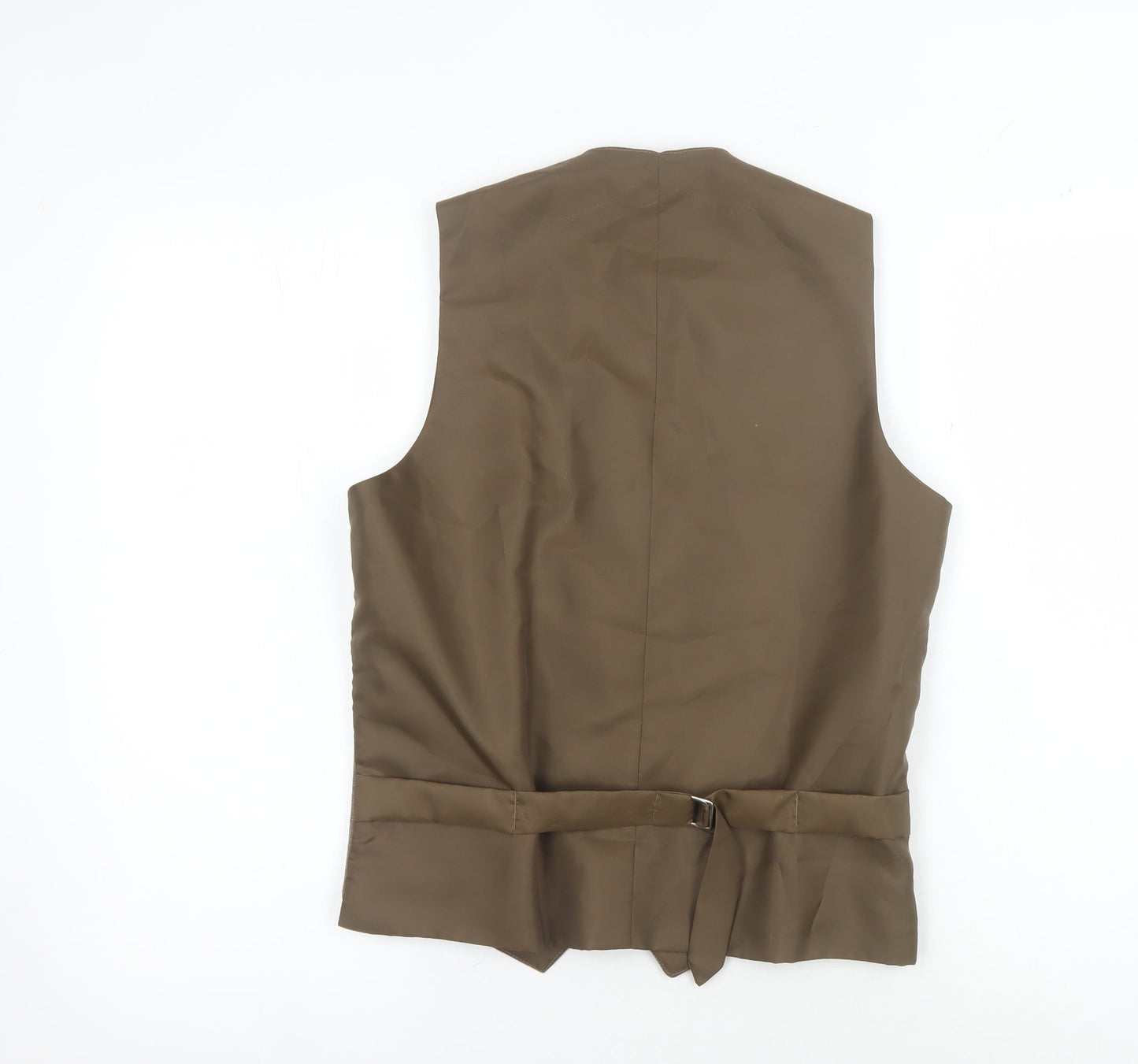 C&A Men's Brown Suit Waistcoat, Size 36R Stylish