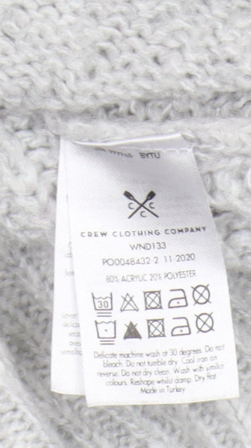 Crew Clothing Women's Grey Pullover Jumper Size 12