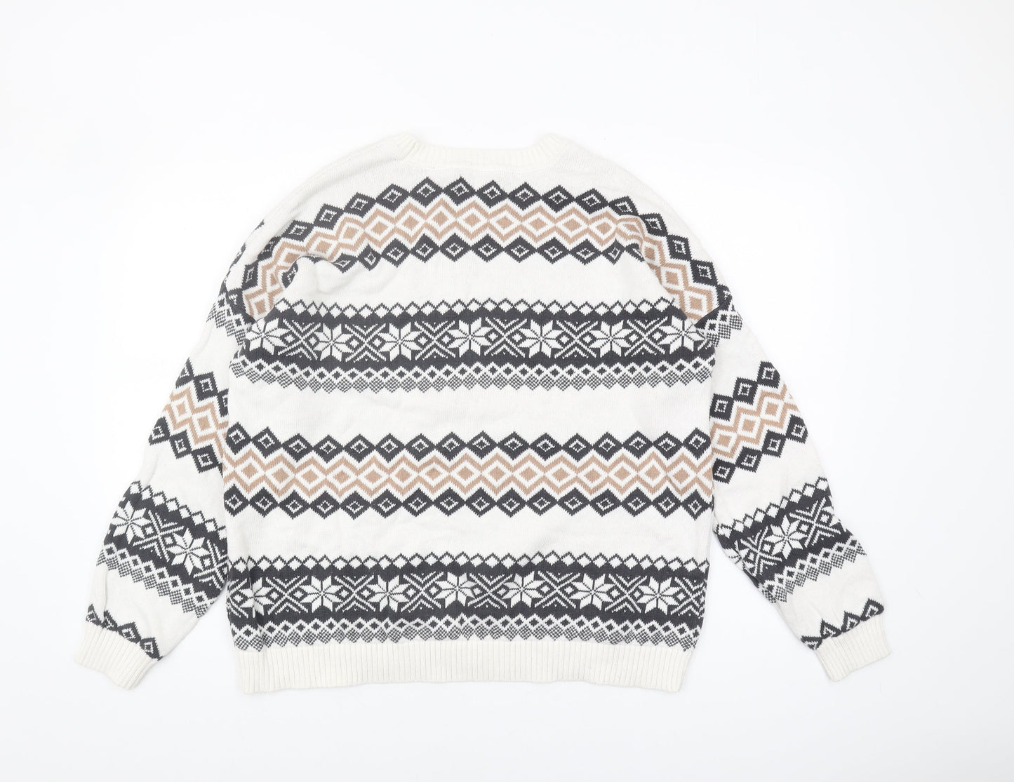 Hollister Men's Multicoloured Geometric Pullover M