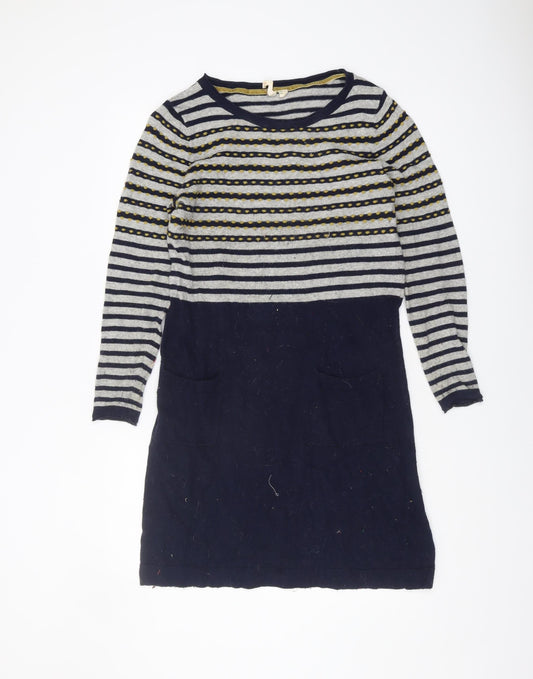 White Stuff Women's Multicoloured Striped Pullover Jumper