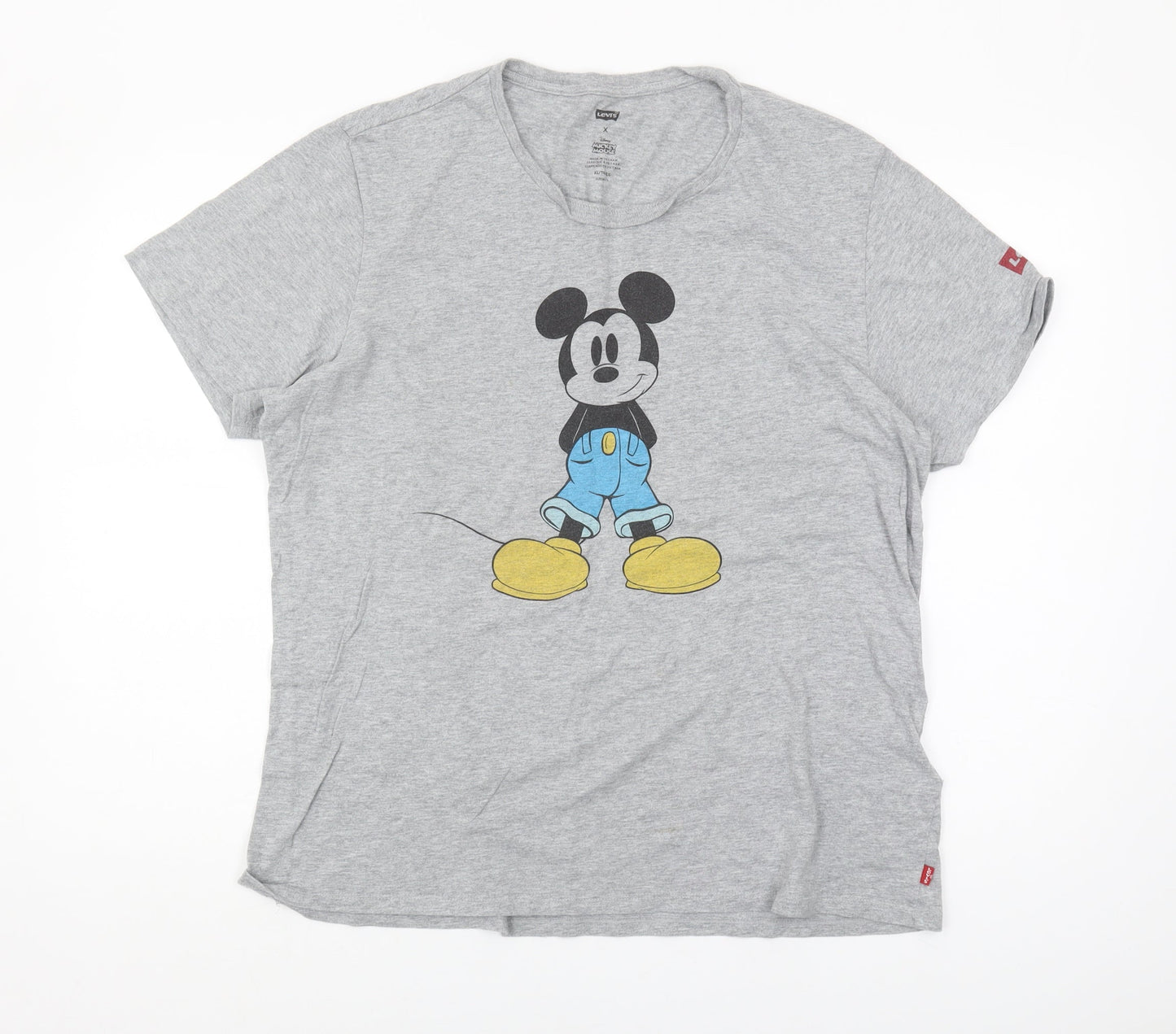 Levi's Men Grey XL Mickey Mouse T-Shirt