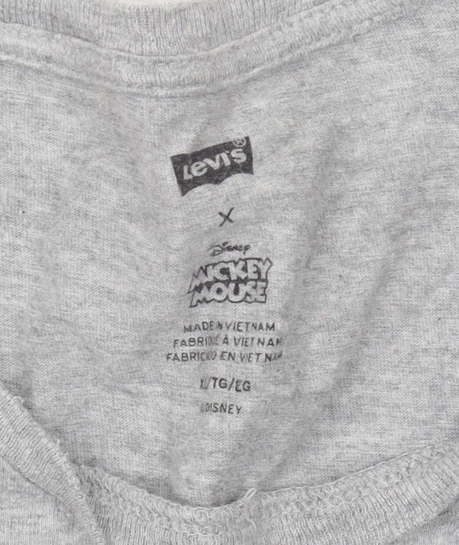 Levi's Men Grey XL Mickey Mouse T-Shirt