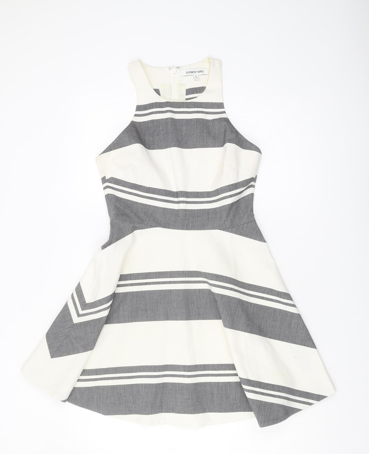 Elizabeth and James Women's Striped Fit & Flare Dress