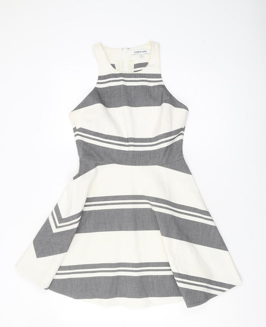 Elizabeth and James Women's Striped Fit & Flare Dress