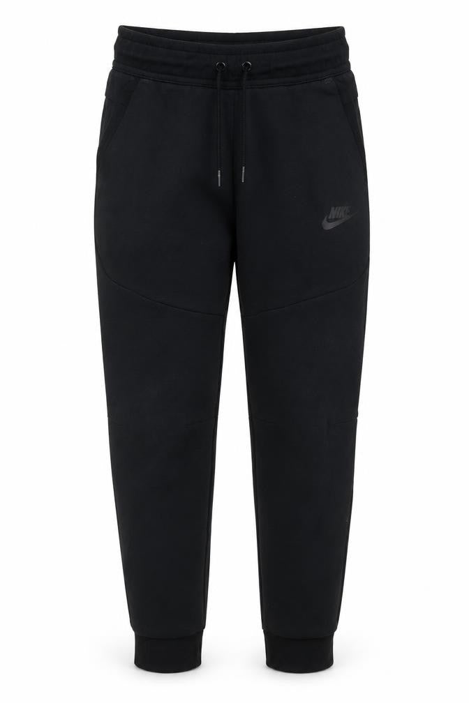 Nike Boys Black Jogger Trousers M Elastic Waist Casual