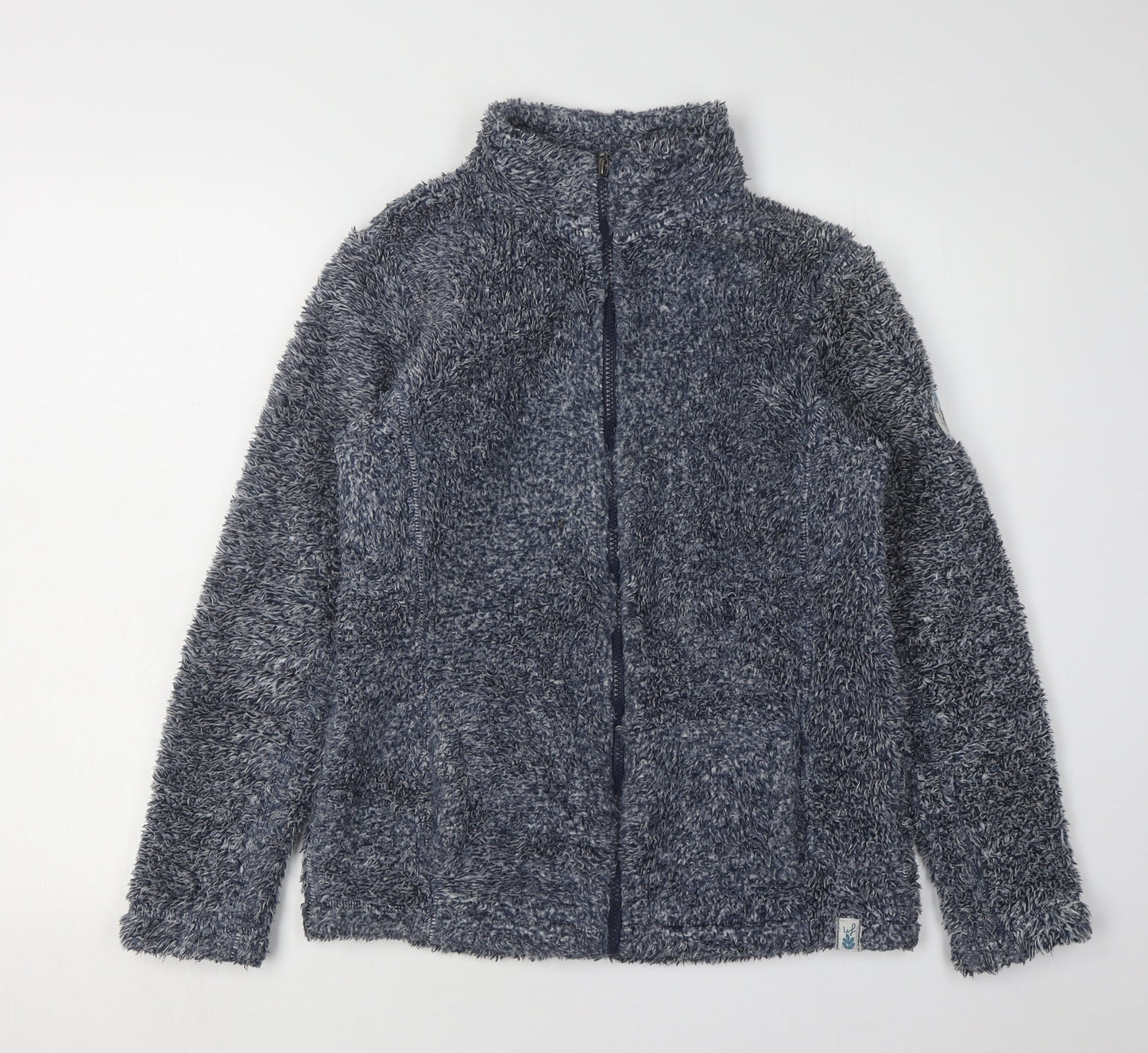 Weird Fish Women's Blue Polyester Jacket Size 6