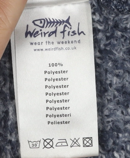 Weird Fish Women's Blue Polyester Jacket Size 6
