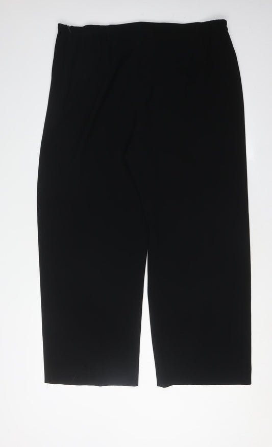 Eastex Women's Black Trousers Size 20
