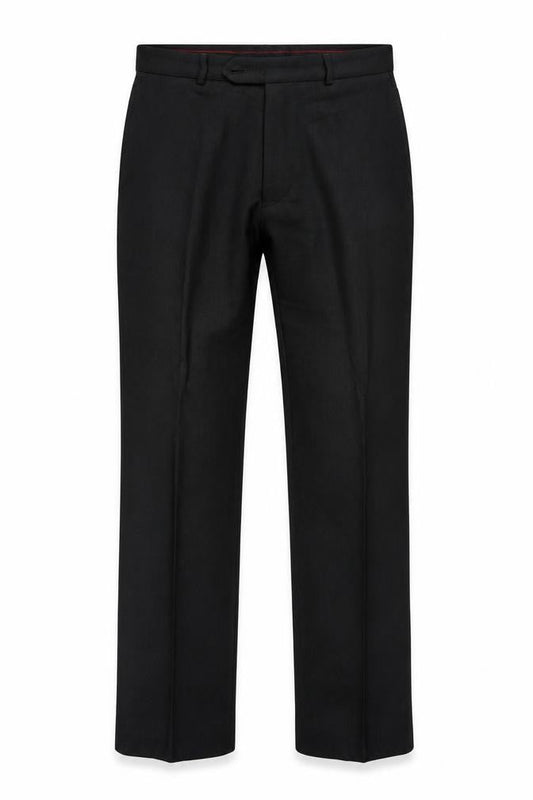 Charles Tyrwhitt Men's Black Slim Fit Wool Dress Pants