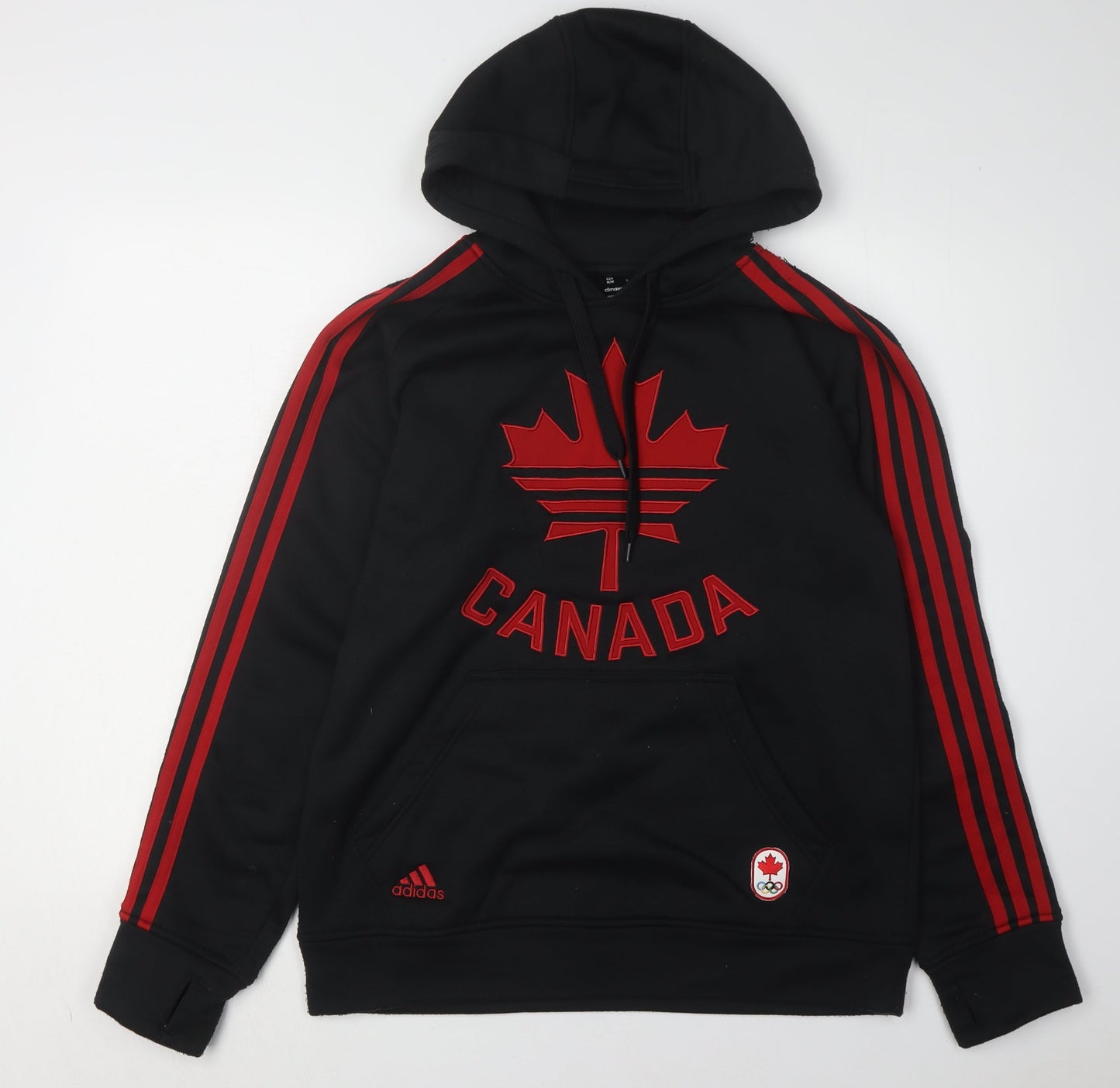 Adidas Men's Black Canada Hoodie Pullover M
