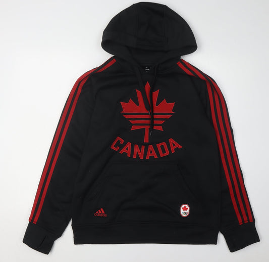 Adidas Men's Black Canada Hoodie Pullover M