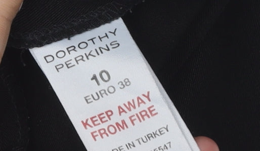 Dorothy Perkins Women's Black Trousers Size 10