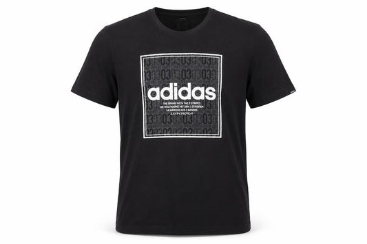Mens UK Size M adidas Black  Cotton T-Shirt