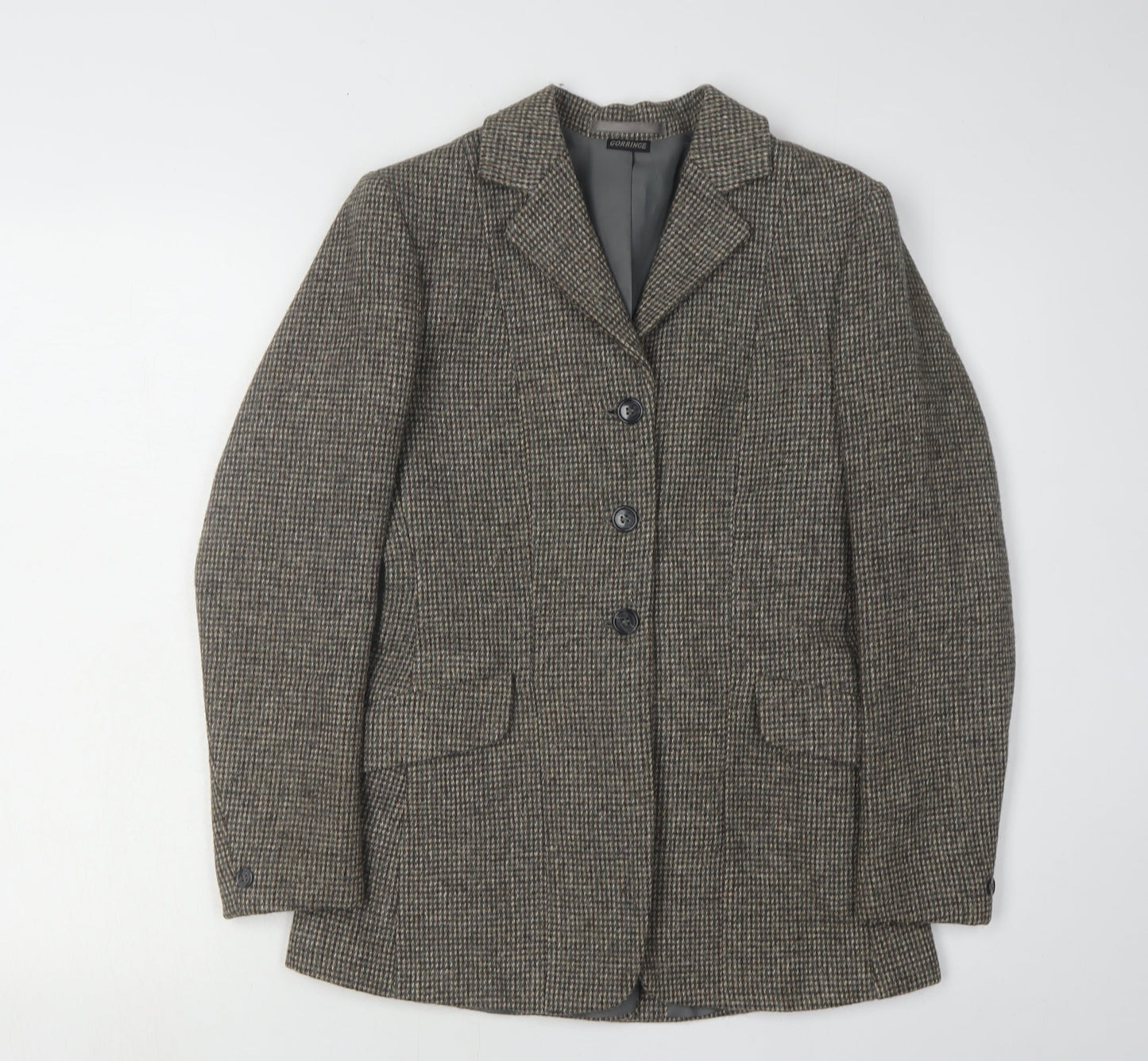 Gorringe Women's Grey Wool Blazer Size 32