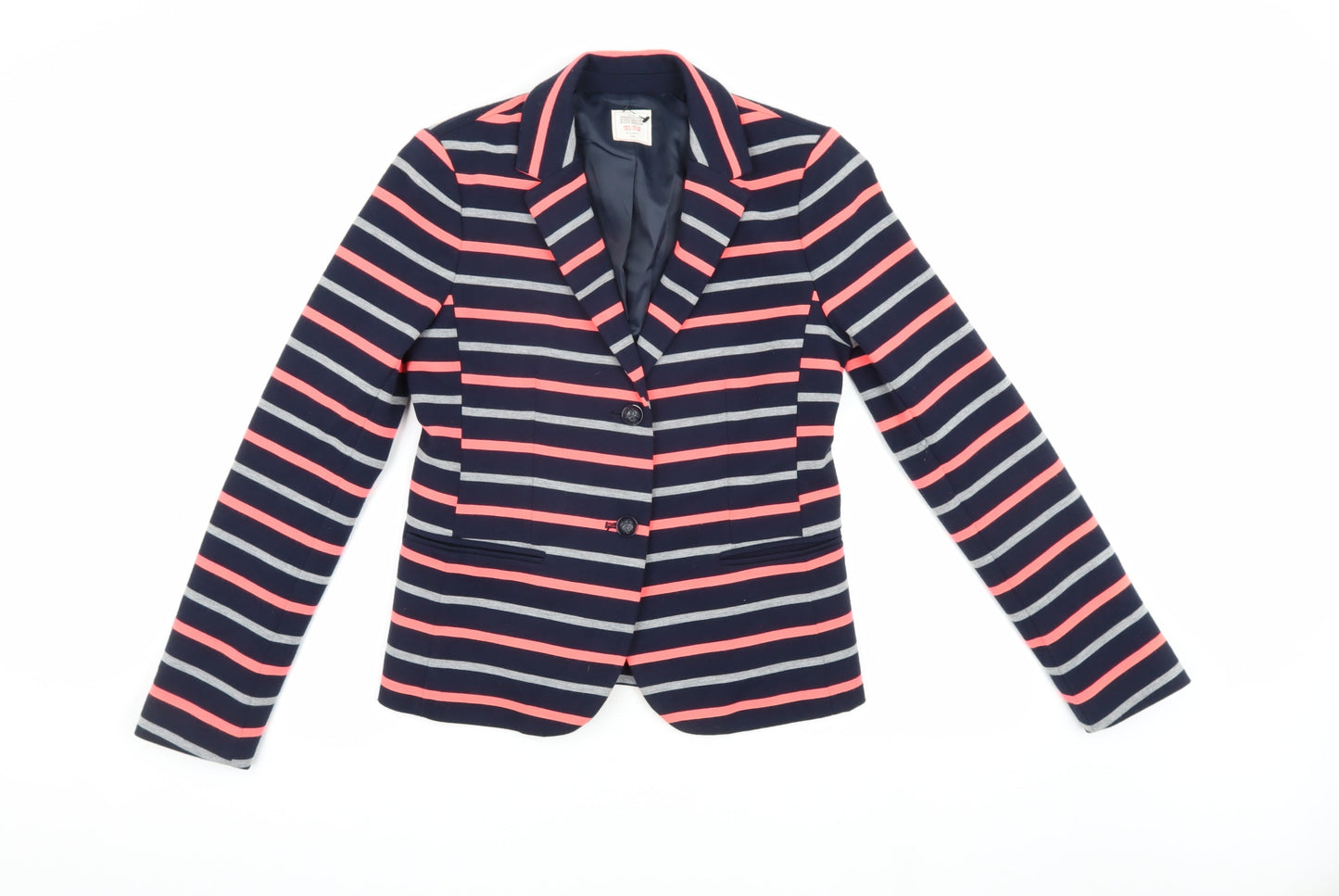 Gap Women's Striped Blazer, Size 6, Multicoloured
