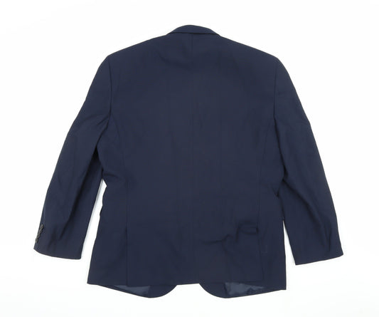 Next Men's Blue Slim Fit Suit Jacket 44R