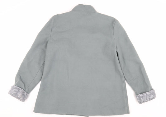 Anne de Lancay Women Grey Jacket Size M Polyester