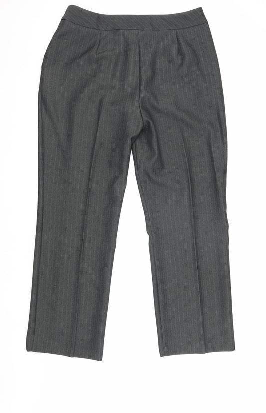 EWM Women's Grey Wool Dress Pants Size 16