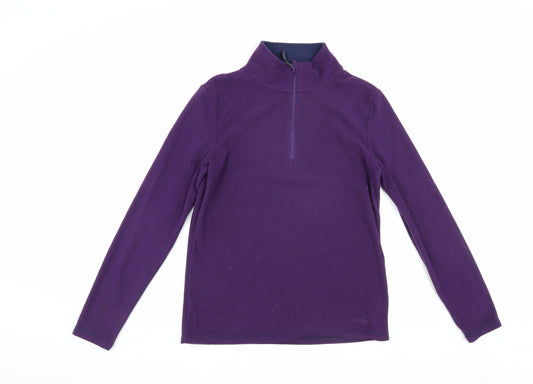 Peter Storm Women's Purple Fleece Sweatshirt Size 12