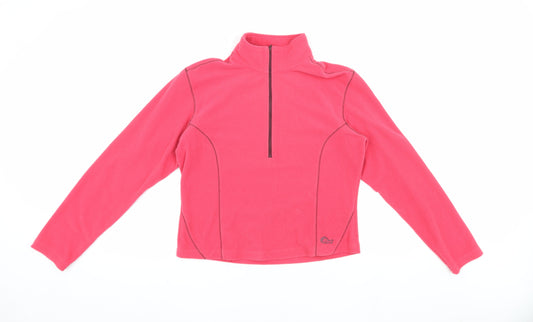 Lowe Alpine Women's Pink M Hiking Zip Sweatshirt