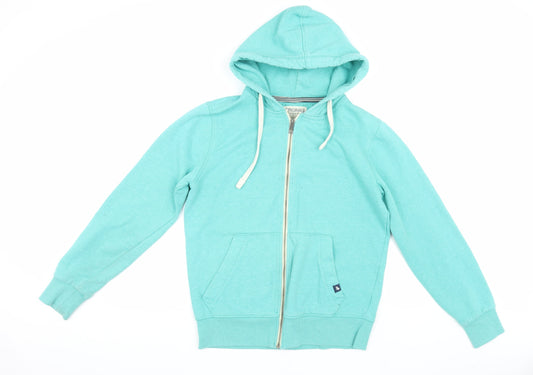 Jack & Jones Men's Green Hooded Jacket Size M Casual