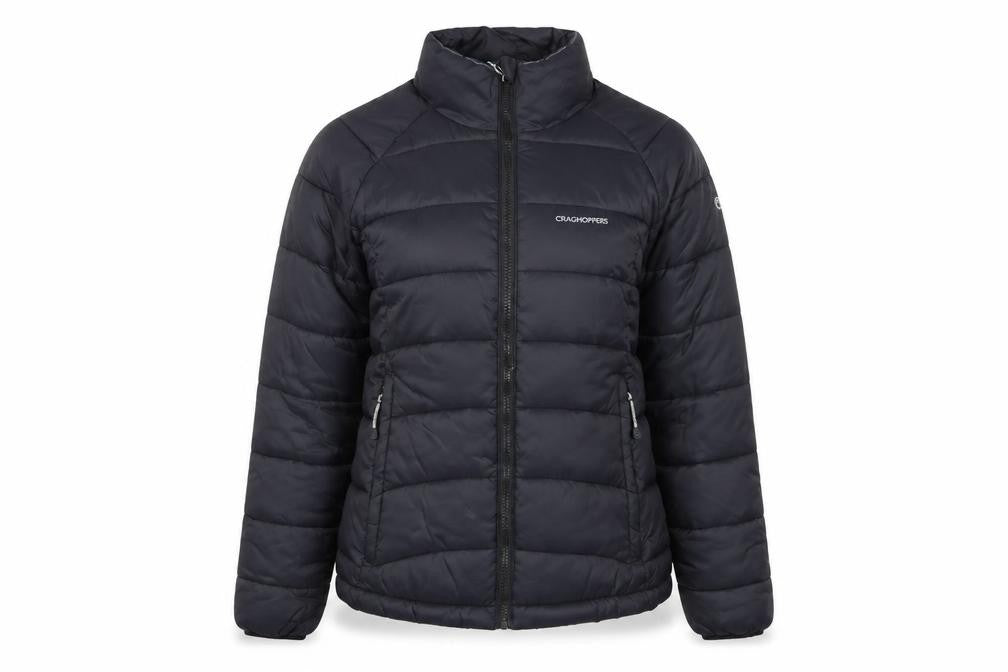 Womens UK Size 10 Regular Craghoppers Black Polyamide Jacket