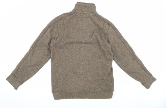 Mantaray Men's Brown Henley Sweatshirt M