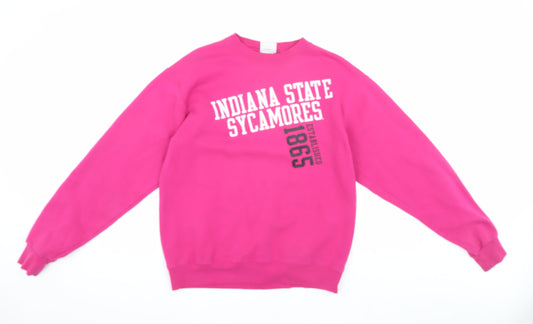 Champion Pink Indiana State Sweatshirt M Unisex Adults