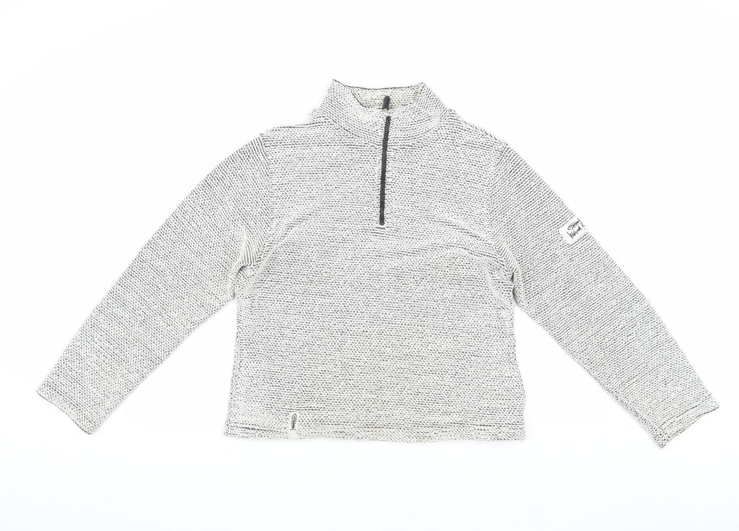 Weird Fish Grey Sweatshirt, M, Casual Versatile Style