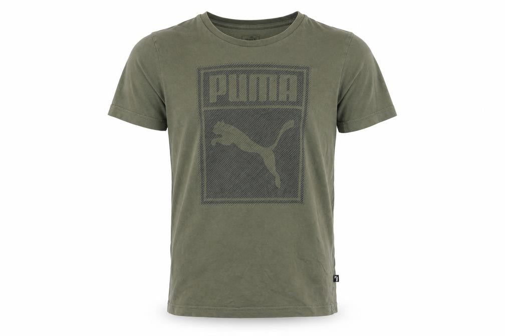 Mens UK Size XS PUMA Green  Cotton T-Shirt