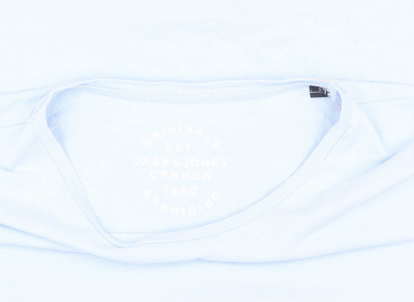 Jack & Jones Men's Blue Graphic Print T-Shirt - Size S