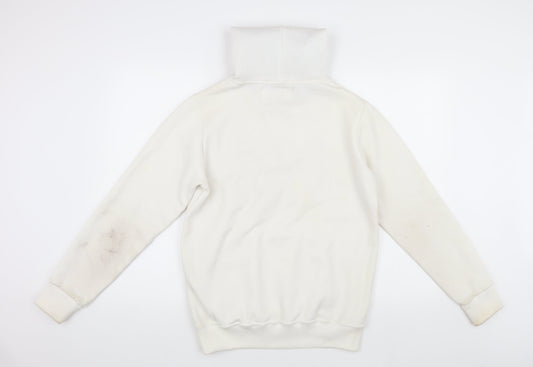Helly Hansen Men's White S Pullover Hoodie Logo