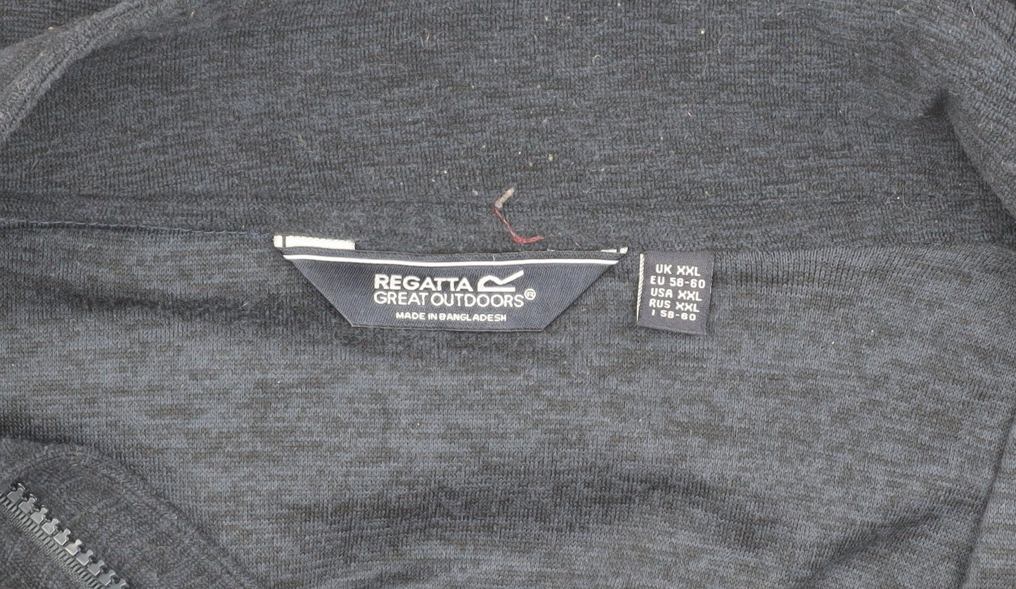 Regatta Men's Blue 2XL 1/4 Zip Sweatshirt
