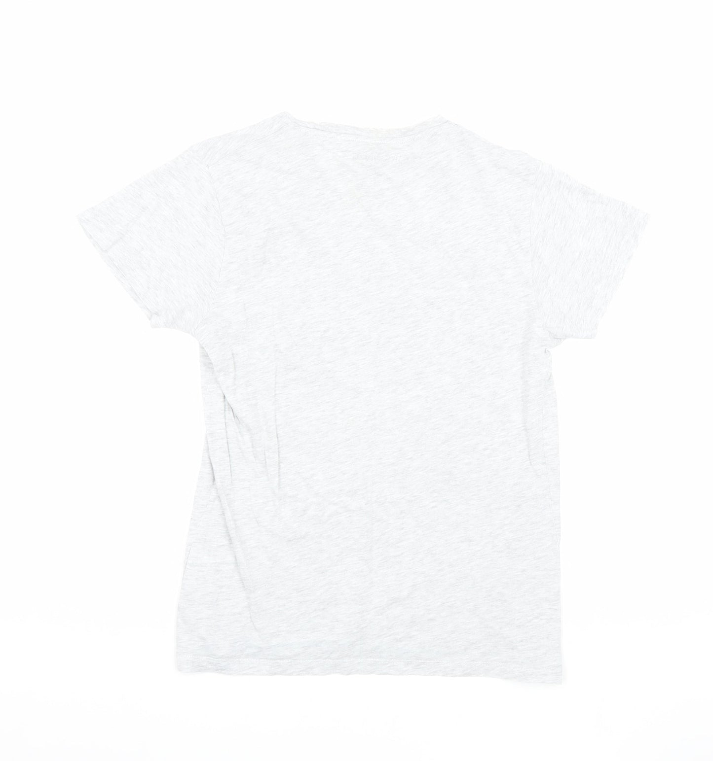 Jack & Jones Men's Grey College Theme T-Shirt, Size S