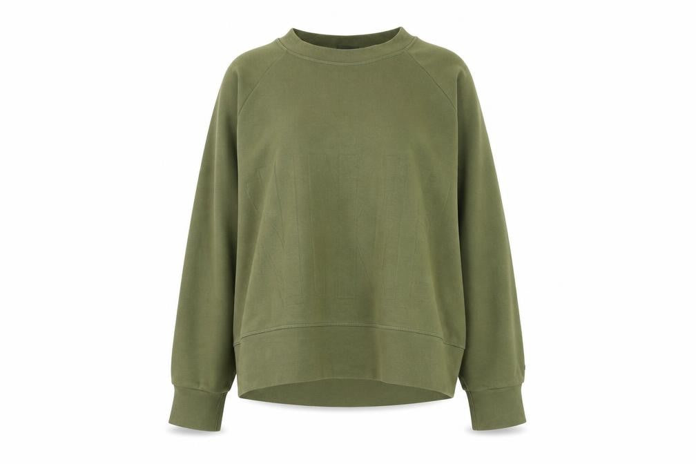 Womens UK M Regular Nike Green Pullover Sweatshirt