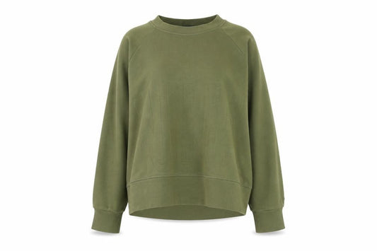 Womens UK M Regular Nike Green Pullover Sweatshirt