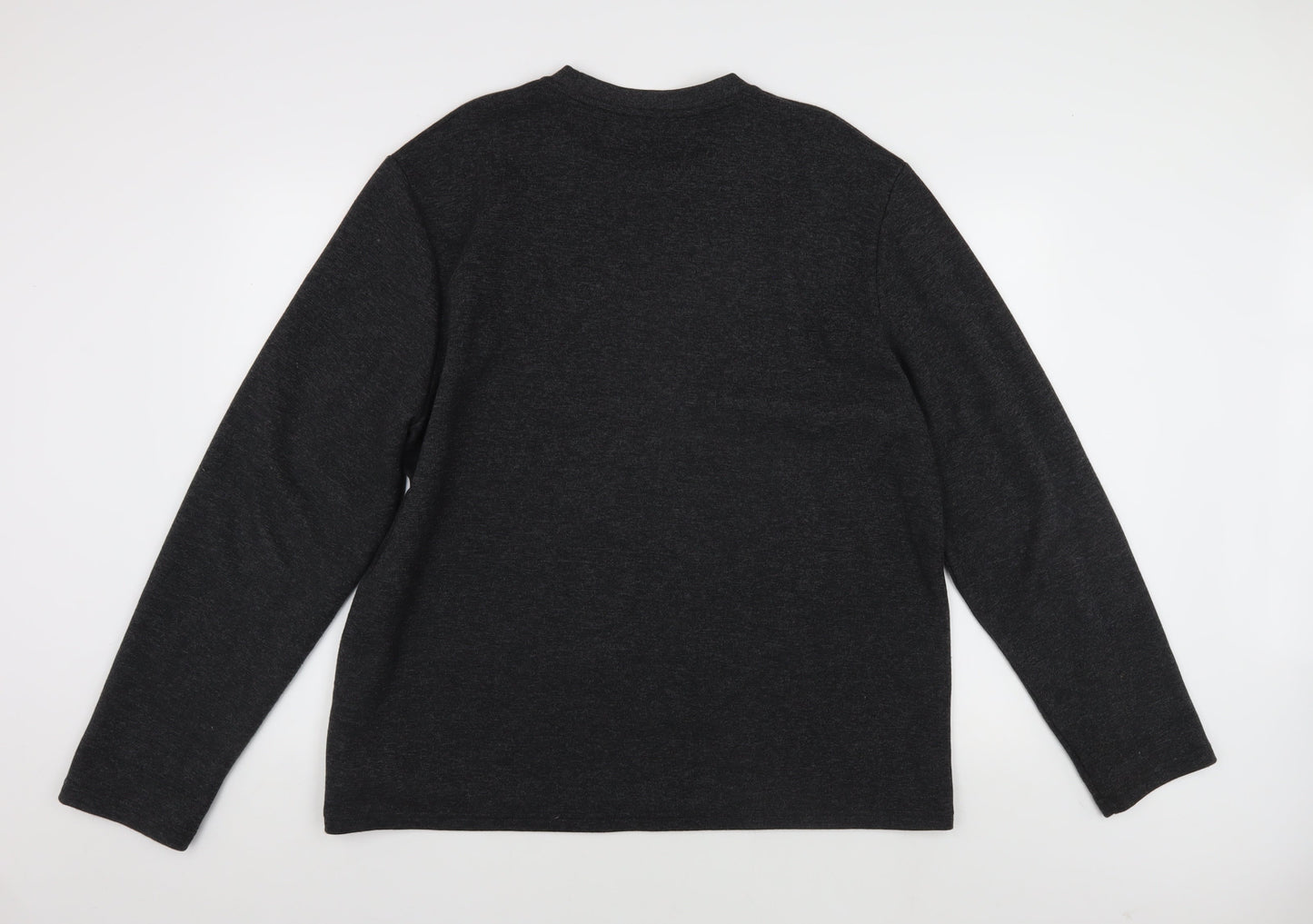 Jaeger Men’s Black 2XL Crew Neck Sweatshirt